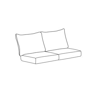 Mera Loveseat Cushion Set