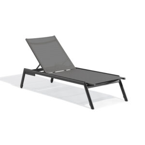 Eiland Armless Chaise Lounge -Titanium Seat