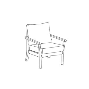 Mera Teak Club Chair