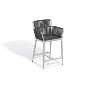 Nette Counter Chair -Pewter Back