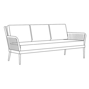 Nette Sofa -Pewter Back