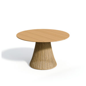 Tulle Teak 48&#8243; Round Dining Table