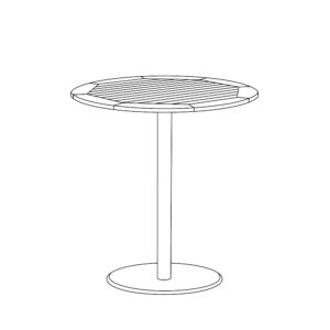 Travira 36&#8243; Round Bar Table