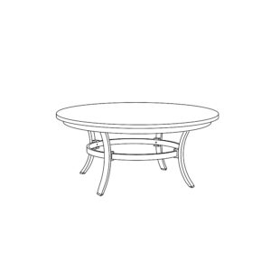 Travira 48&#8243; Round Chat Table