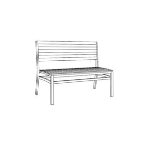 Travira 4&#8242; Stacking Bench