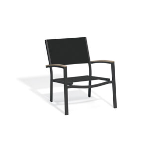 Travira Sling Lounge Chair -Black Seat