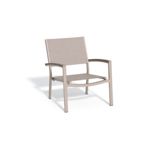 Travira Sling Lounge Chair -Cocoa Seat