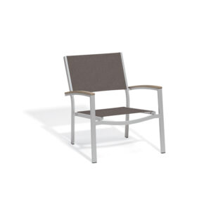 Travira Sling Lounge Chair -Cocoa Seat