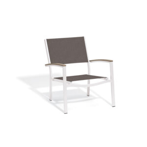 Travira Sling Lounge Chair -Cocoa Seat