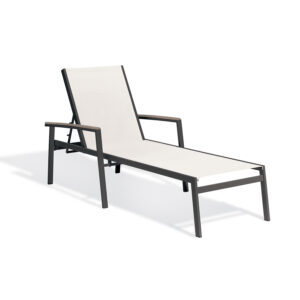 Travira Sling Chaise Lounge -Natural Seat