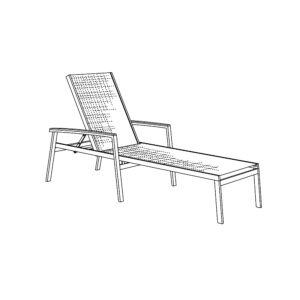 Travira Sling Chaise Lounge