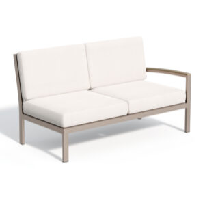 Travira Modular Loveseat (Left) -Bliss Linen cushions