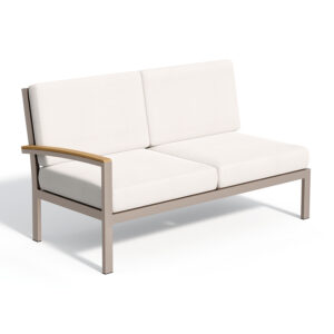 Travira Modular Loveseat (Right) -Bliss Linen cushions