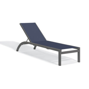 Argento Armless Chaise Lounge -Ink Pen Seat