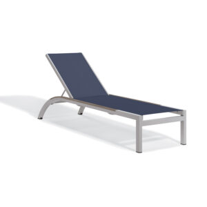 Argento Armless Chaise Lounge -Ink Pen Seat